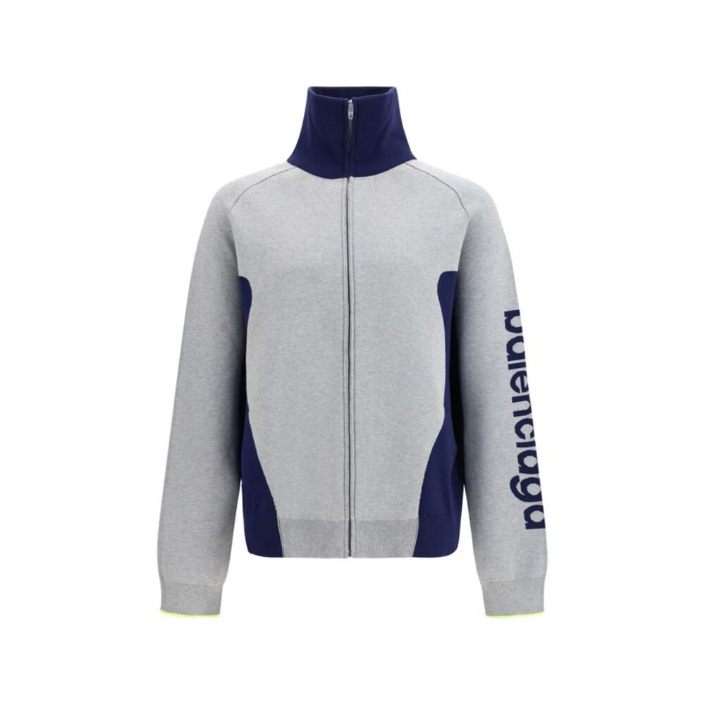 Balenciaga Men Bodys Zip Knit Sweater